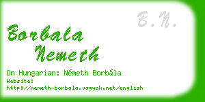 borbala nemeth business card